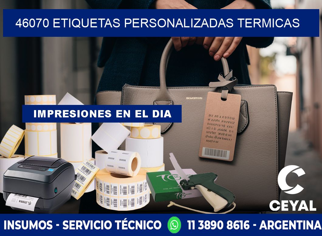 46070 Etiquetas personalizadas termicas