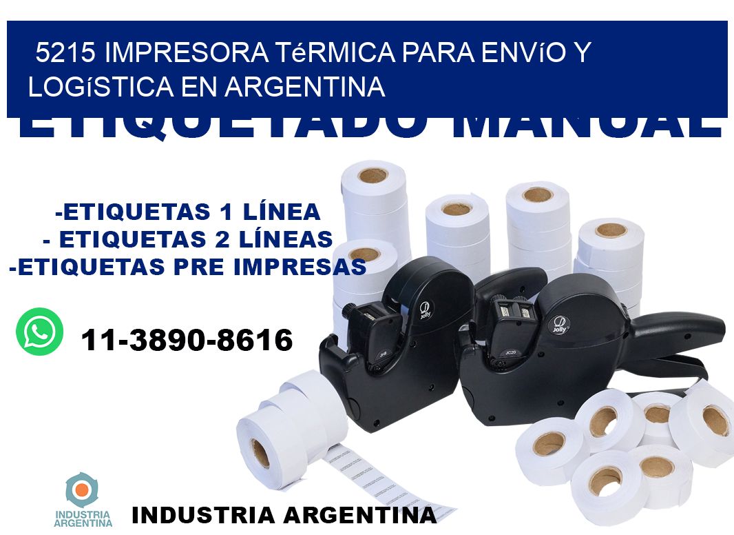 5215 impresora térmica para envío y logística en Argentina