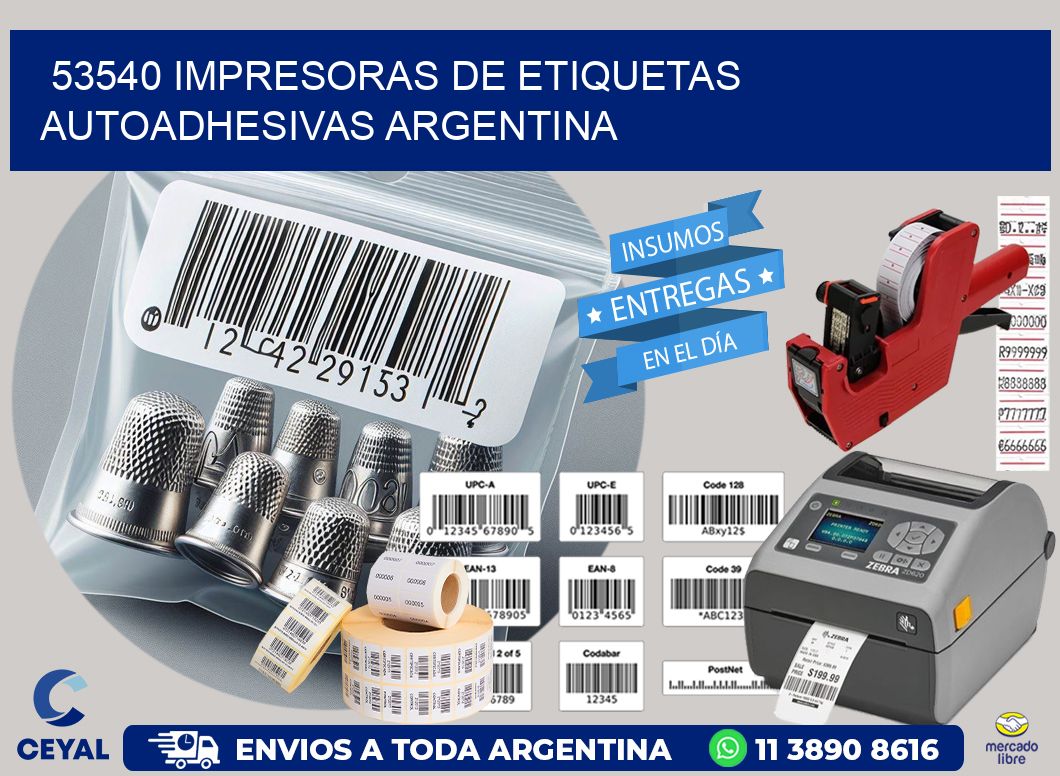 53540 Impresoras de etiquetas autoadhesivas argentina