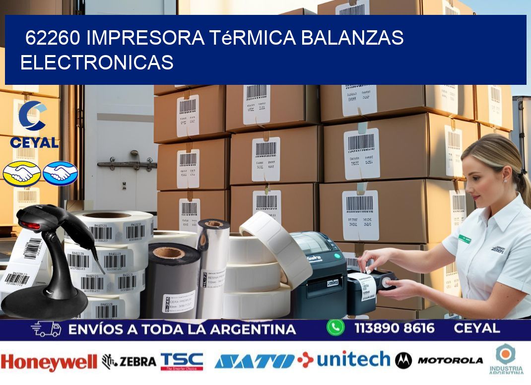 62260 impresora térmica balanzas electronicas