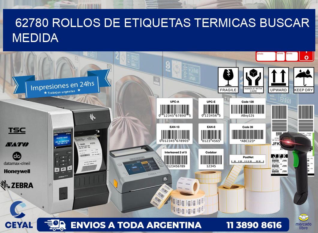 62780 rollos de etiquetas termicas buscar medida