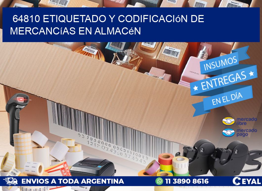64810 Etiquetado y codificación de mercancías en almacén
