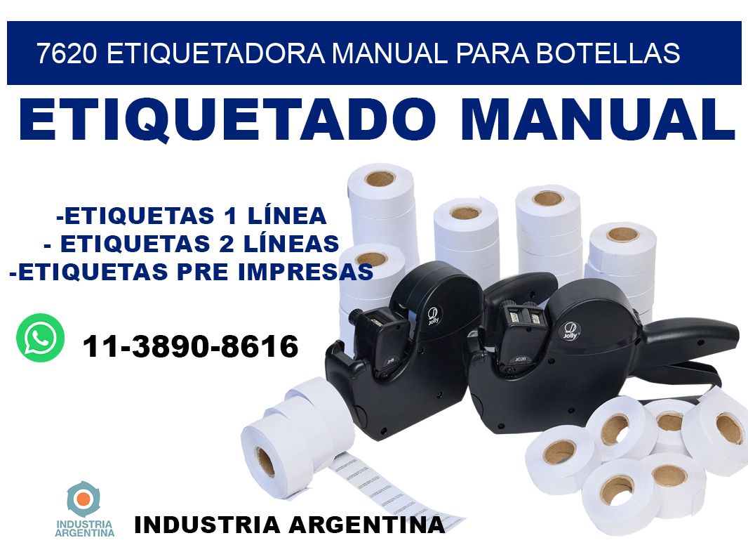 7620 etiquetadora manual para botellas
