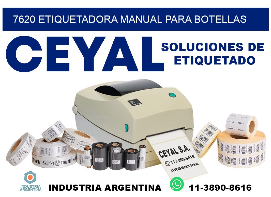 7620 etiquetadora manual para botellas