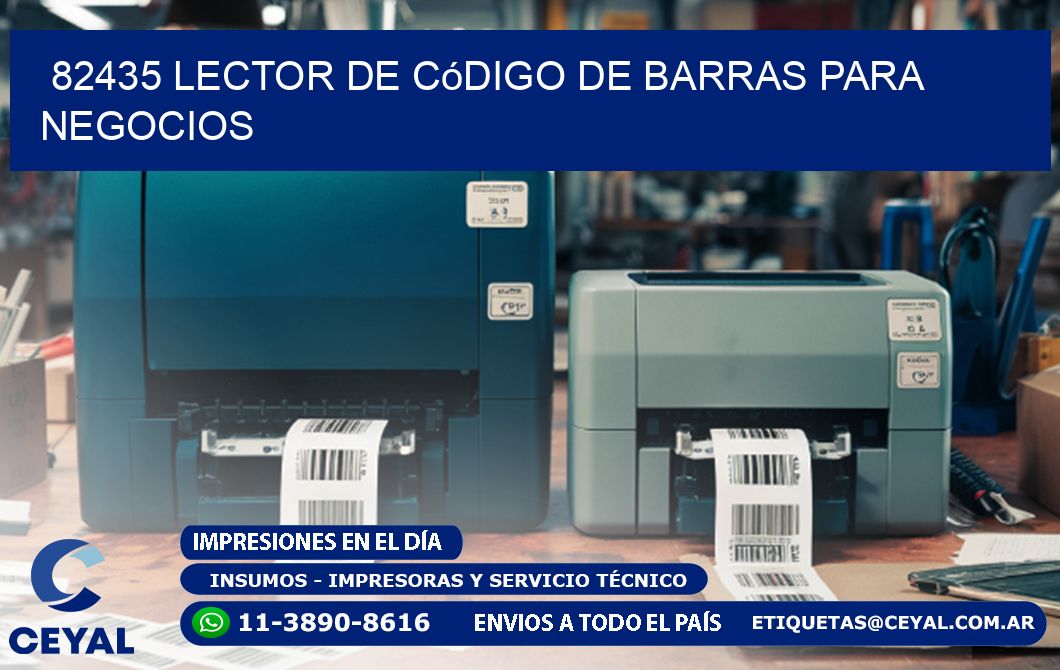 82435 Lector de código de barras para negocios