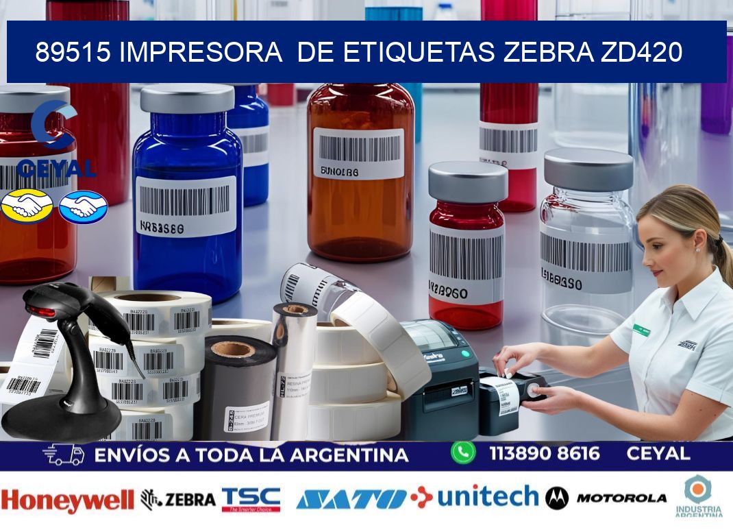 89515 impresora  de etiquetas Zebra ZD420