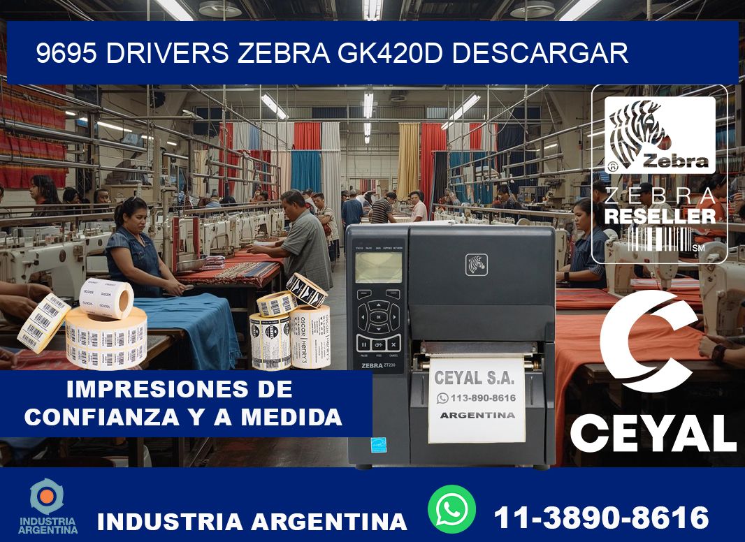 9695 drivers zebra gk420d descargar