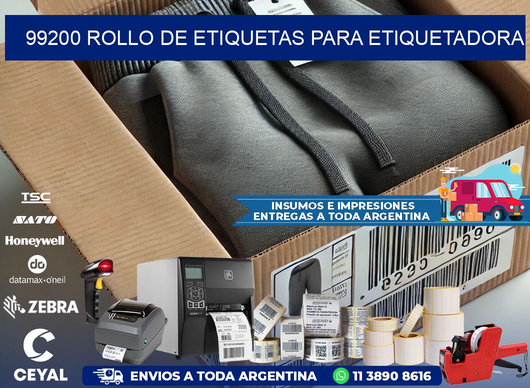 99200 rollo de etiquetas para etiquetadora