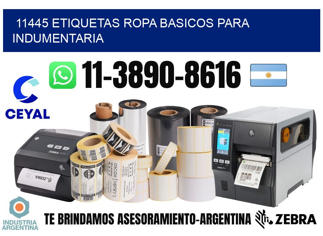 11445 Etiquetas ropa basicos para indumentaria