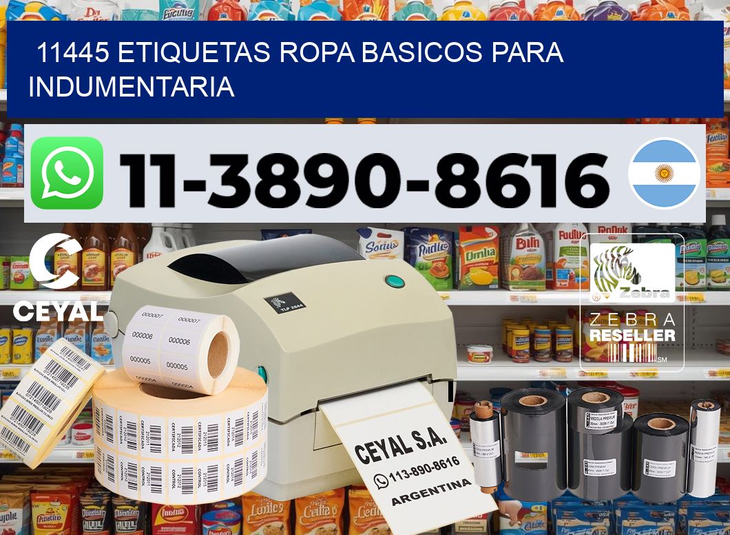 11445 Etiquetas ropa basicos para indumentaria