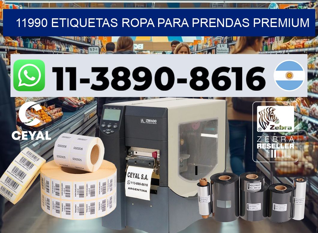 11990 Etiquetas ropa para prendas premium