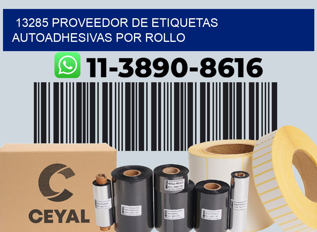 13285 proveedor de etiquetas  autoadhesivas por rollo