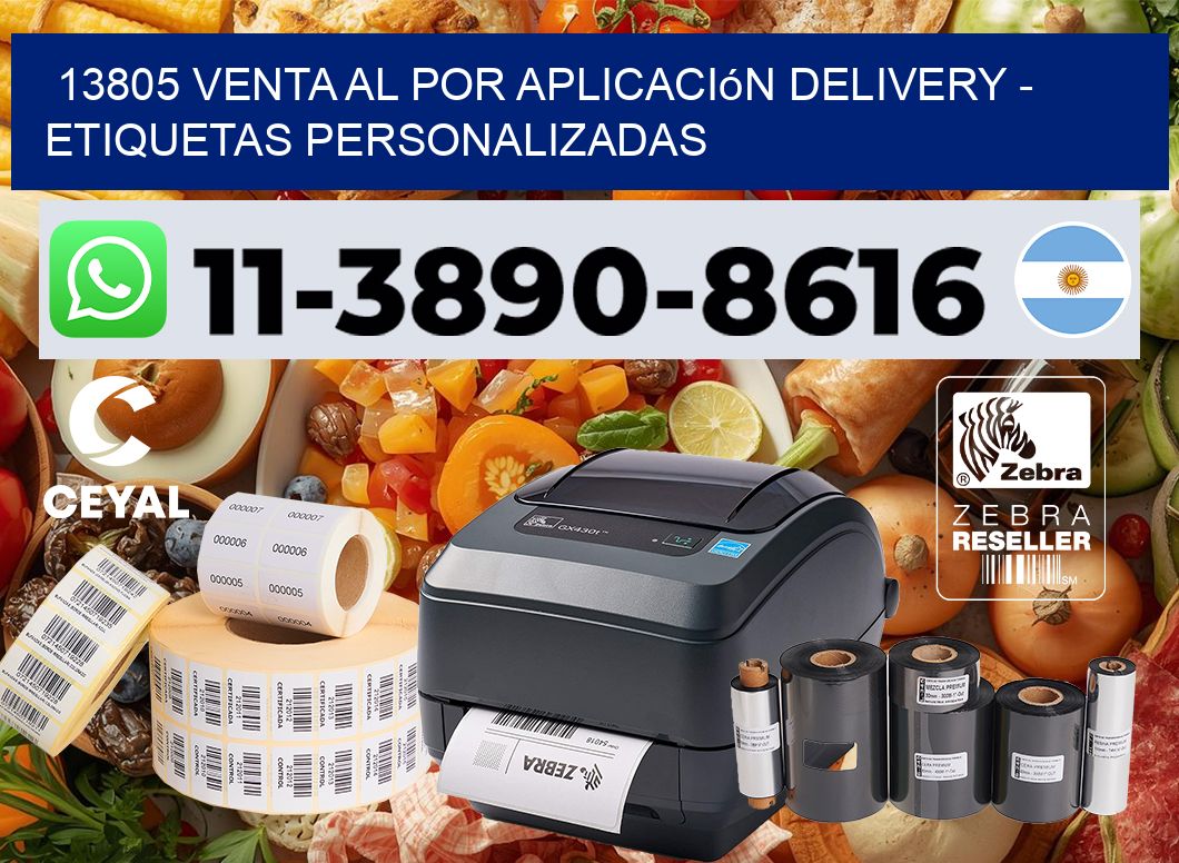 13805 Venta al Por Aplicación delivery – Etiquetas Personalizadas