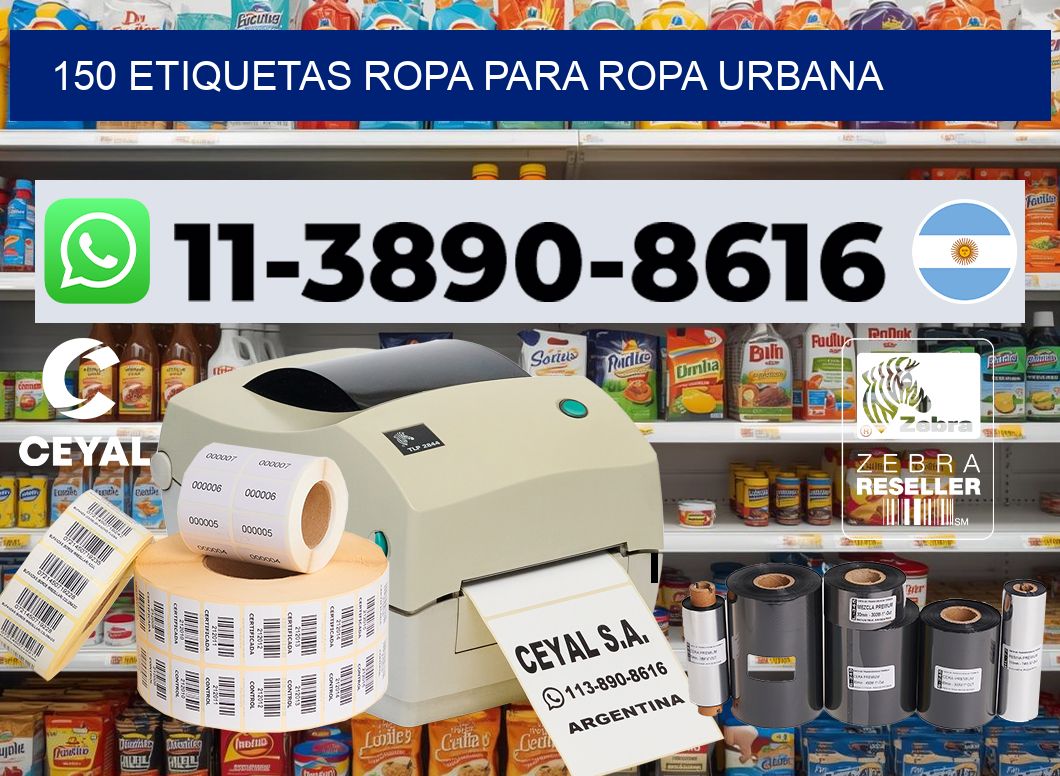 150 Etiquetas ropa para ropa urbana