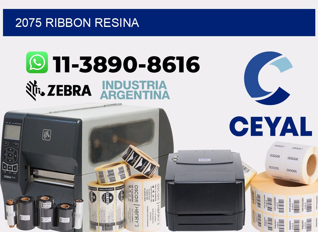 2075 ribbon resina