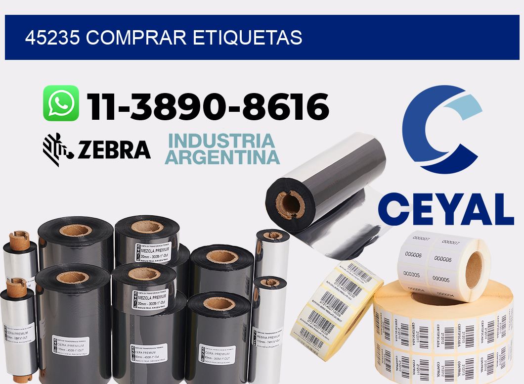 45235 comprar etiquetas