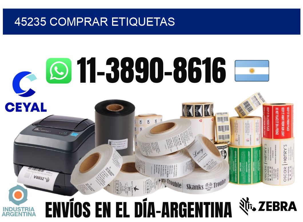 45235 comprar etiquetas