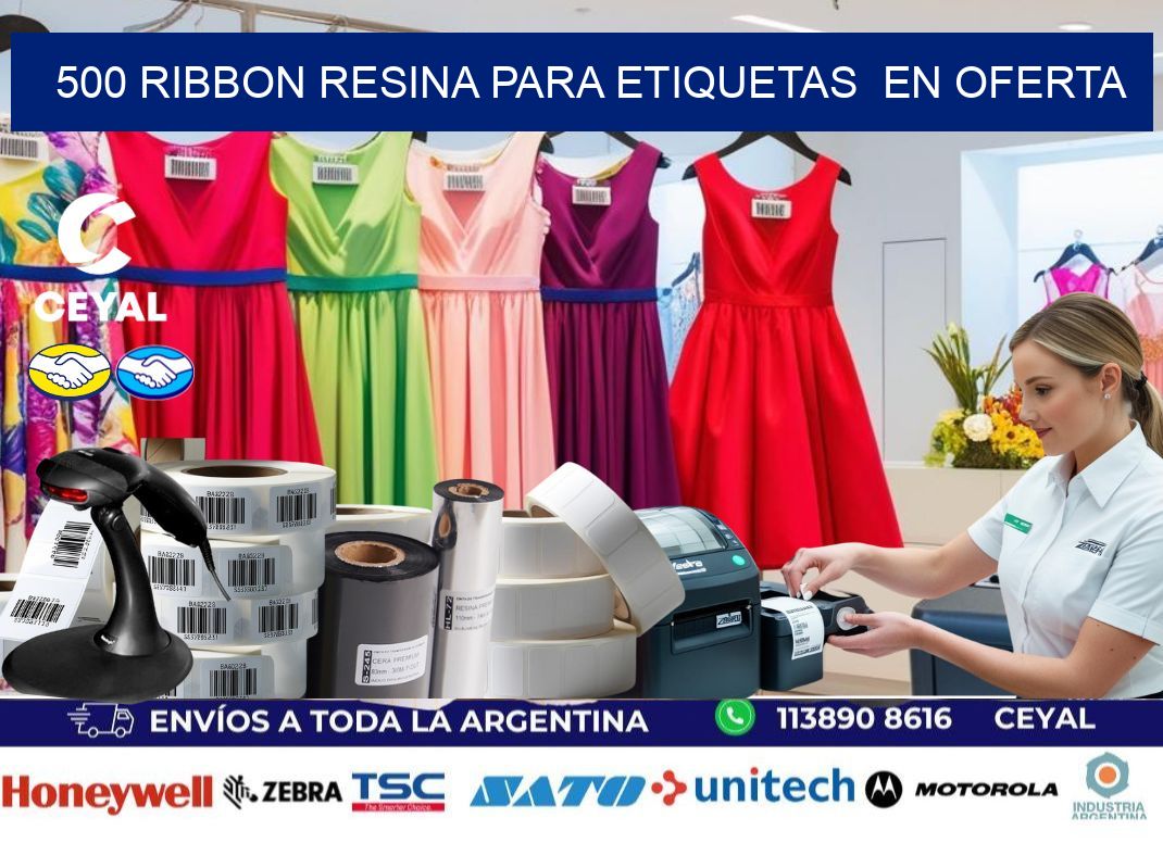 500 ribbon resina para etiquetas  en oferta