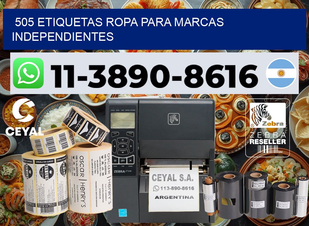 505 Etiquetas ropa para marcas independientes