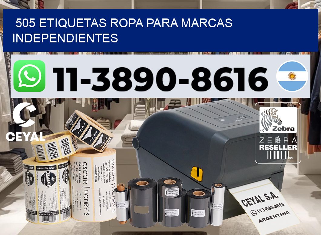 505 Etiquetas ropa para marcas independientes