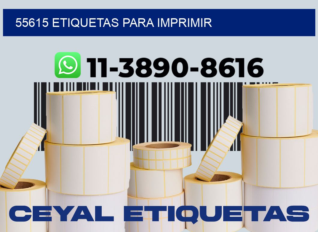 55615 etiquetas para imprimir