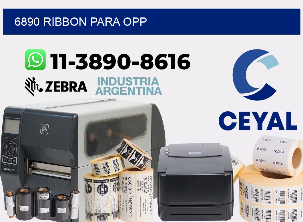 6890 ribbon para opp