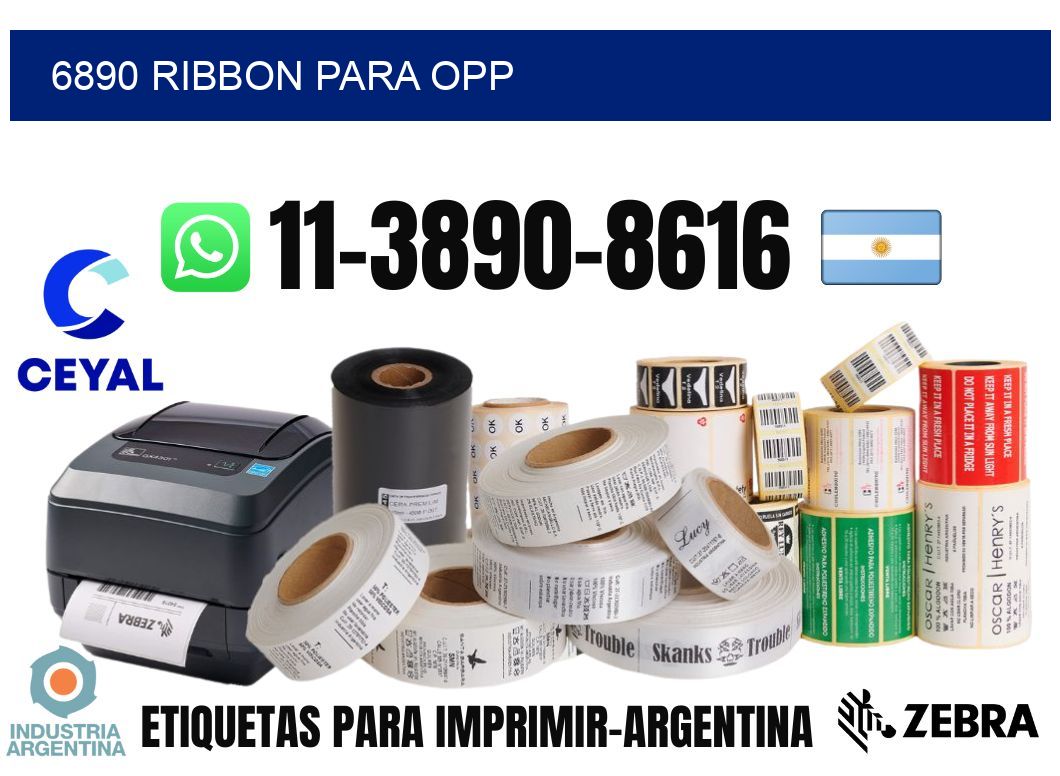6890 ribbon para opp