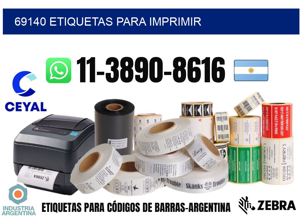 69140 etiquetas para imprimir
