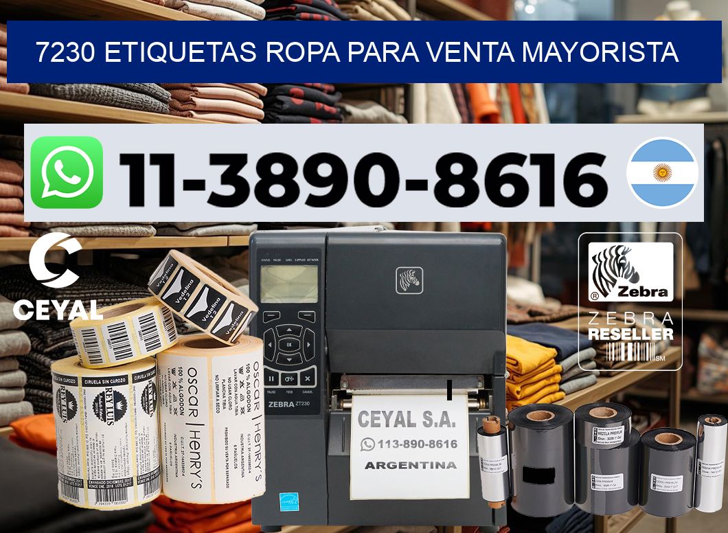 7230 Etiquetas ropa para venta mayorista
