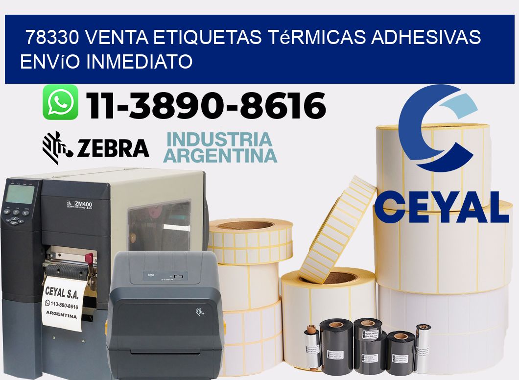 78330 venta etiquetas térmicas adhesivas envío inmediato