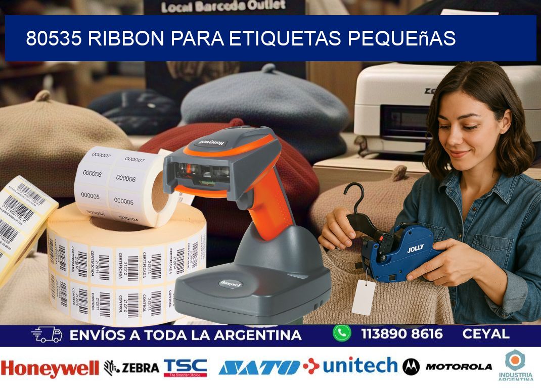 80535 ribbon para etiquetas pequeñas