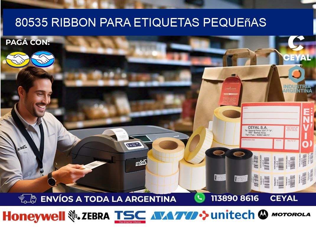 80535 ribbon para etiquetas pequeñas