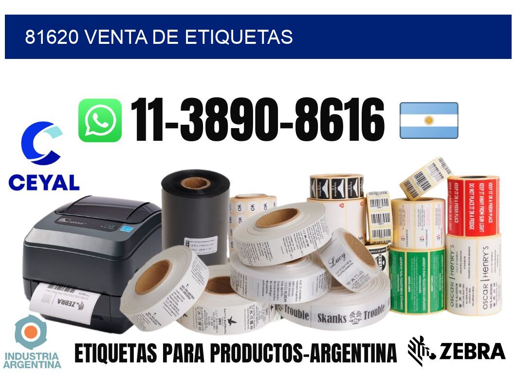 81620 venta de etiquetas