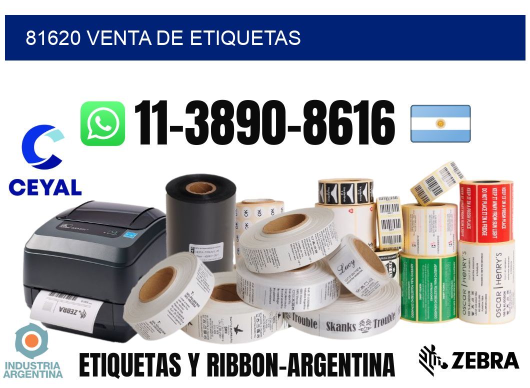 81620 venta de etiquetas