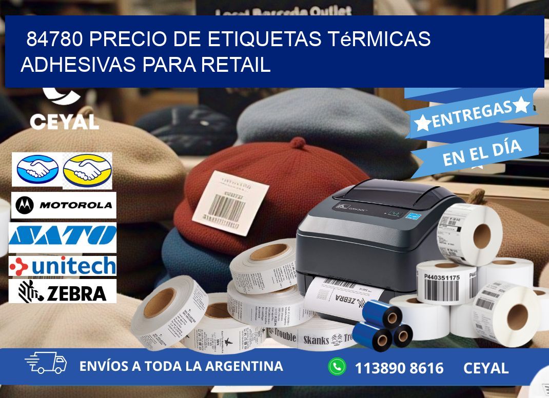 84780 precio de etiquetas térmicas adhesivas para retail