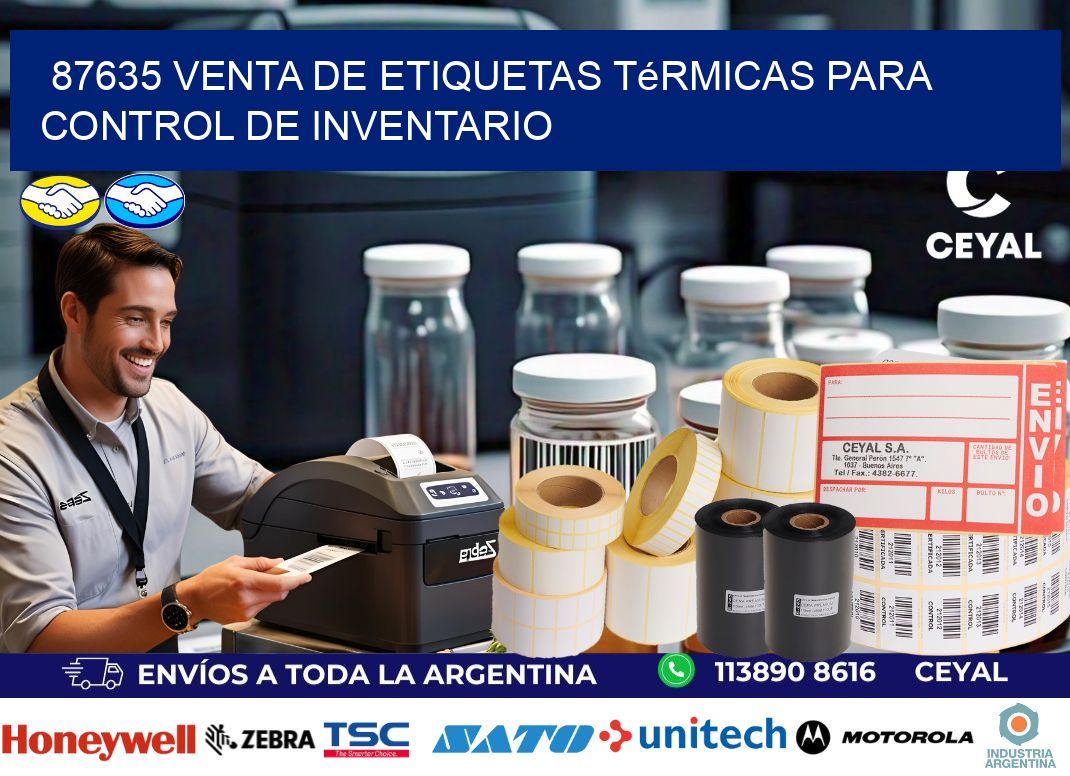 87635 venta de etiquetas térmicas para control de inventario