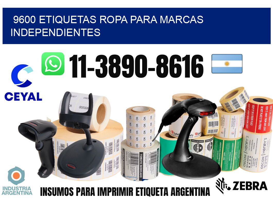 9600 Etiquetas ropa para marcas independientes