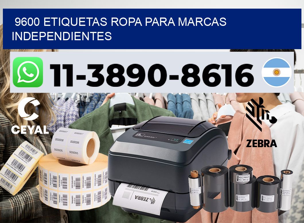 9600 Etiquetas ropa para marcas independientes