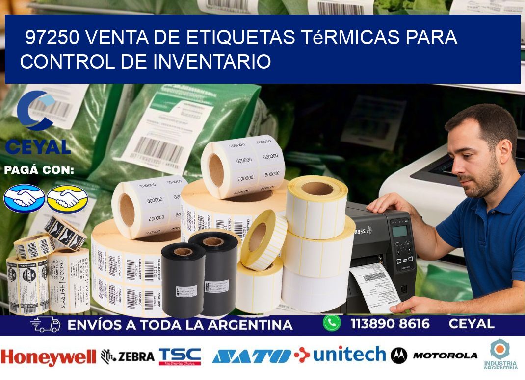 97250 venta de etiquetas térmicas para control de inventario