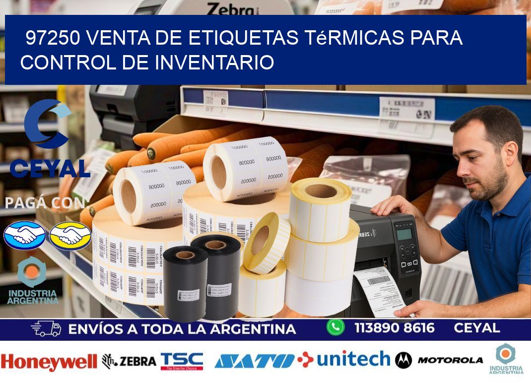 97250 venta de etiquetas térmicas para control de inventario