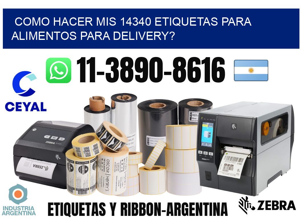 como hacer mis 14340 etiquetas para alimentos para delivery?
