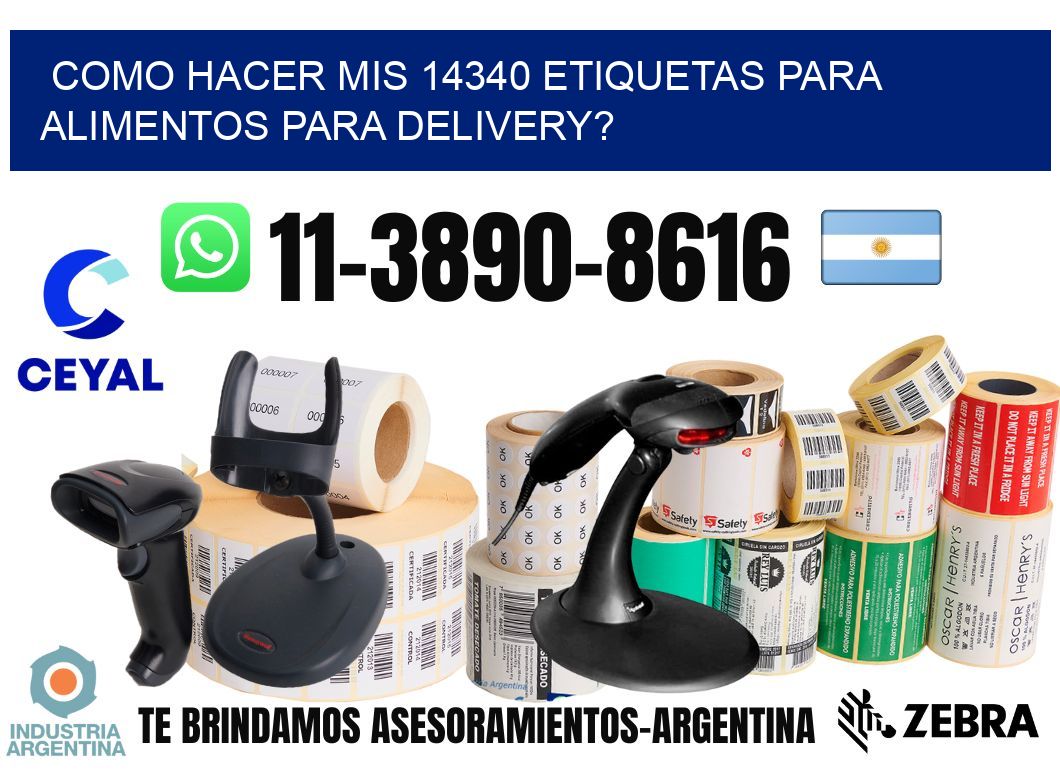 como hacer mis 14340 etiquetas para alimentos para delivery?