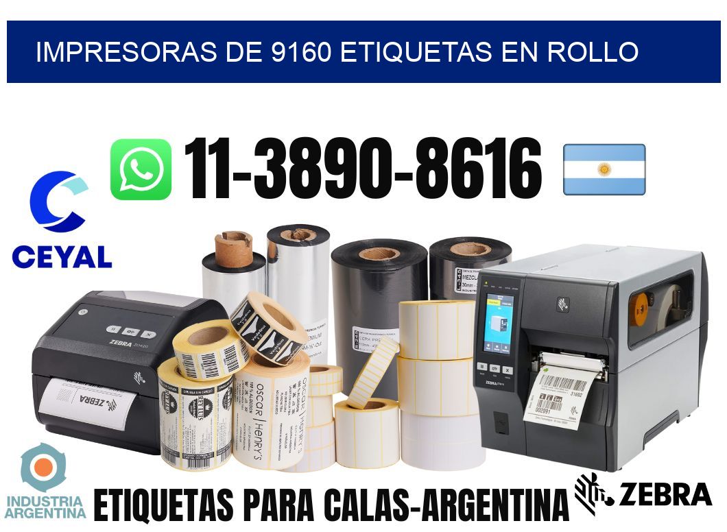 impresoras de 9160 etiquetas en rollo