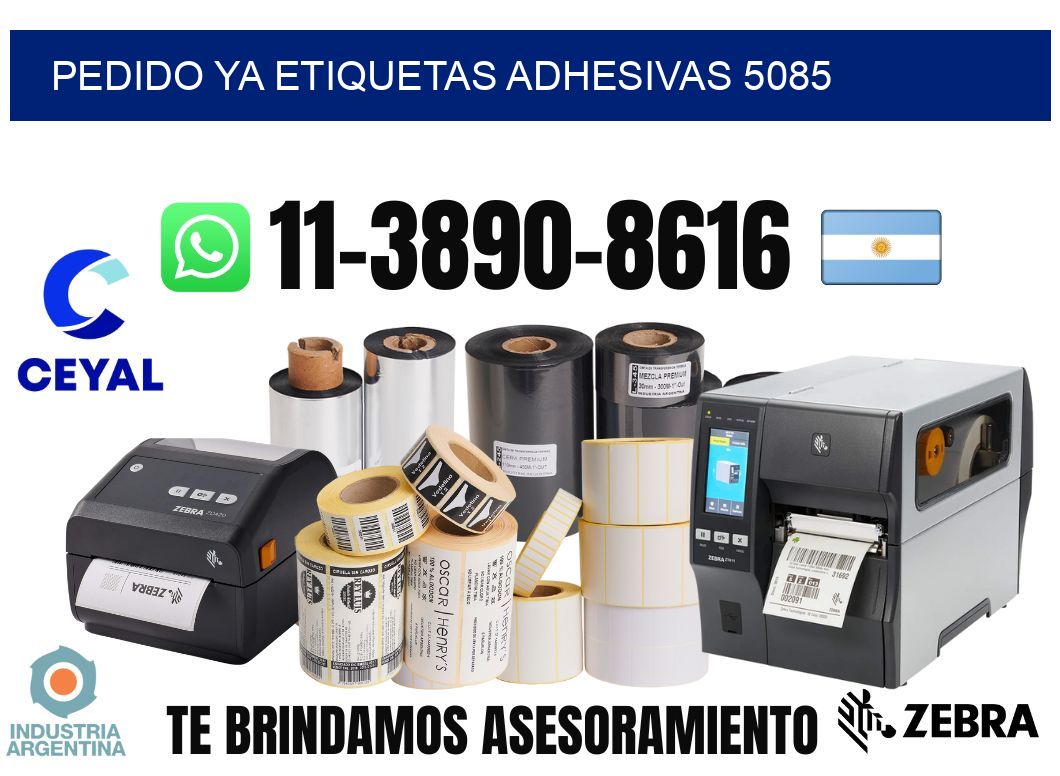 pedido ya etiquetas adhesivas 5085