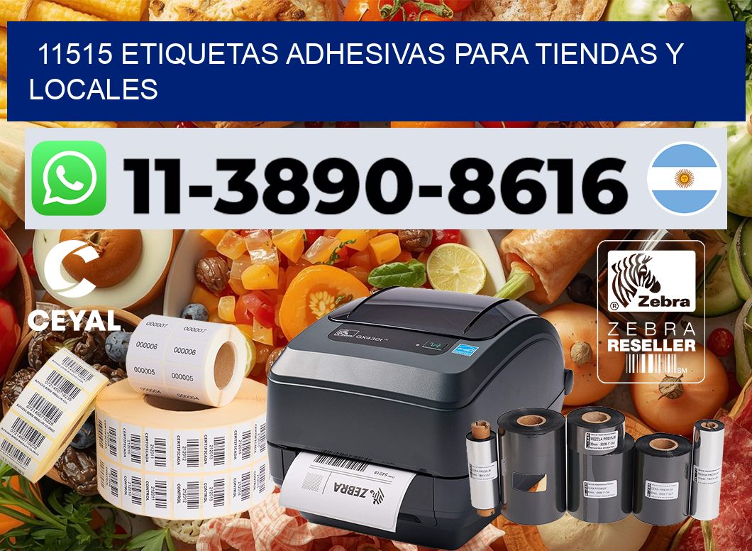 11515 Etiquetas adhesivas para tiendas y locales