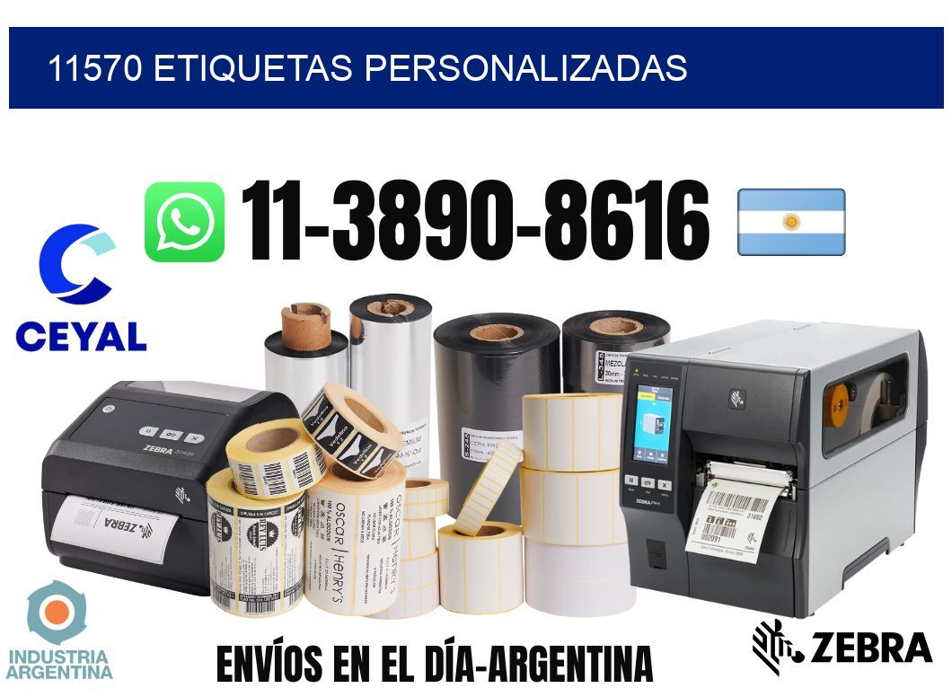 11570 etiquetas personalizadas