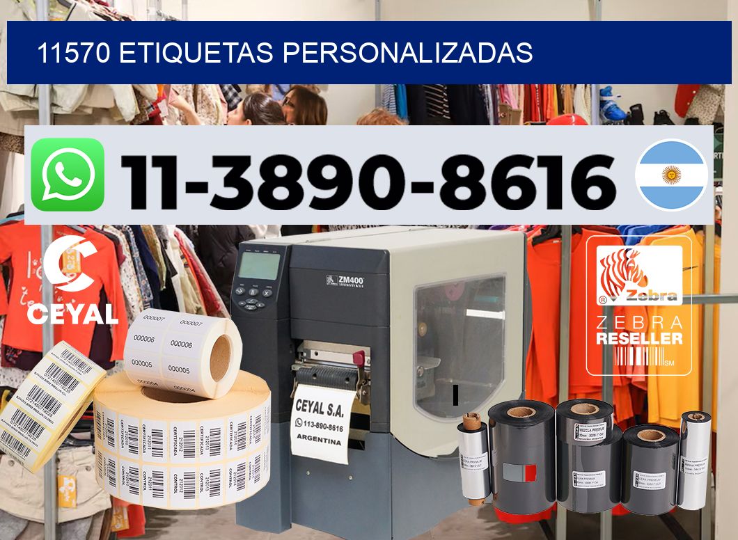 11570 etiquetas personalizadas