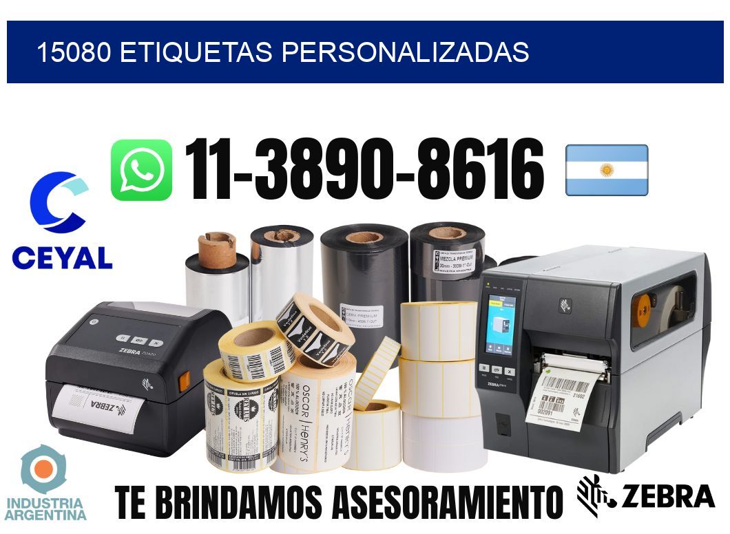15080 etiquetas personalizadas