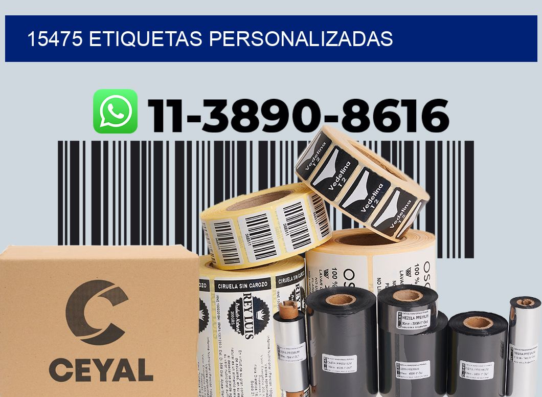 15475 etiquetas personalizadas