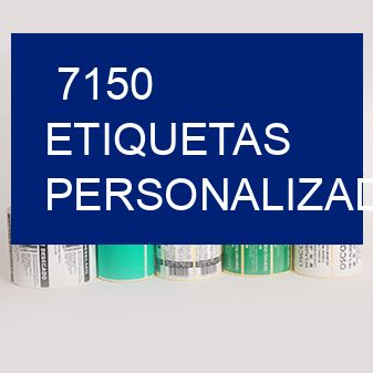 7150 etiquetas personalizadas